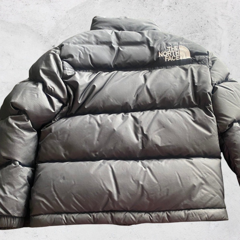 The North Face Kids Nuptse 700 Down Puffer Jacket Black Youth Small 7/8 - Picture 4 of 8